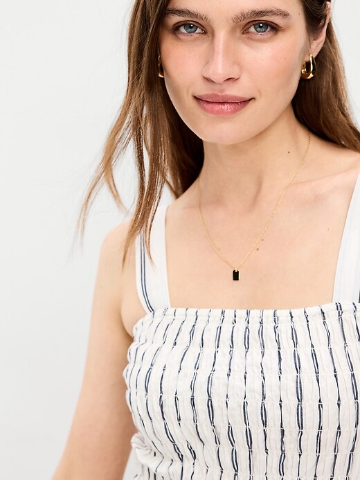 Image number 4 showing, Fit & Flare Smocked-Bodice Midi Dress