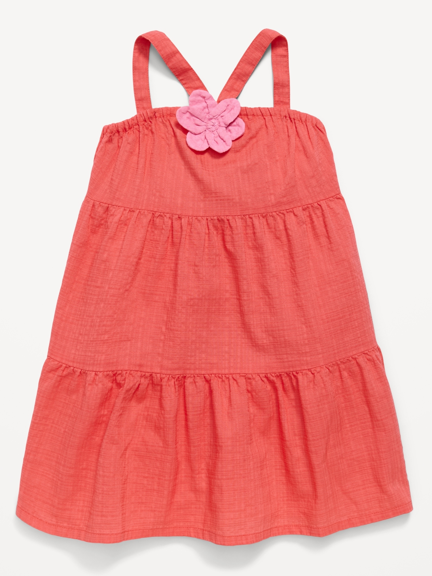 Sleeveless Tiered Dress for Toddler Girls