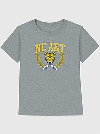 Image number 1 showing, North Carolina A-T State University Laurels Graphic T-Shirt for Boys