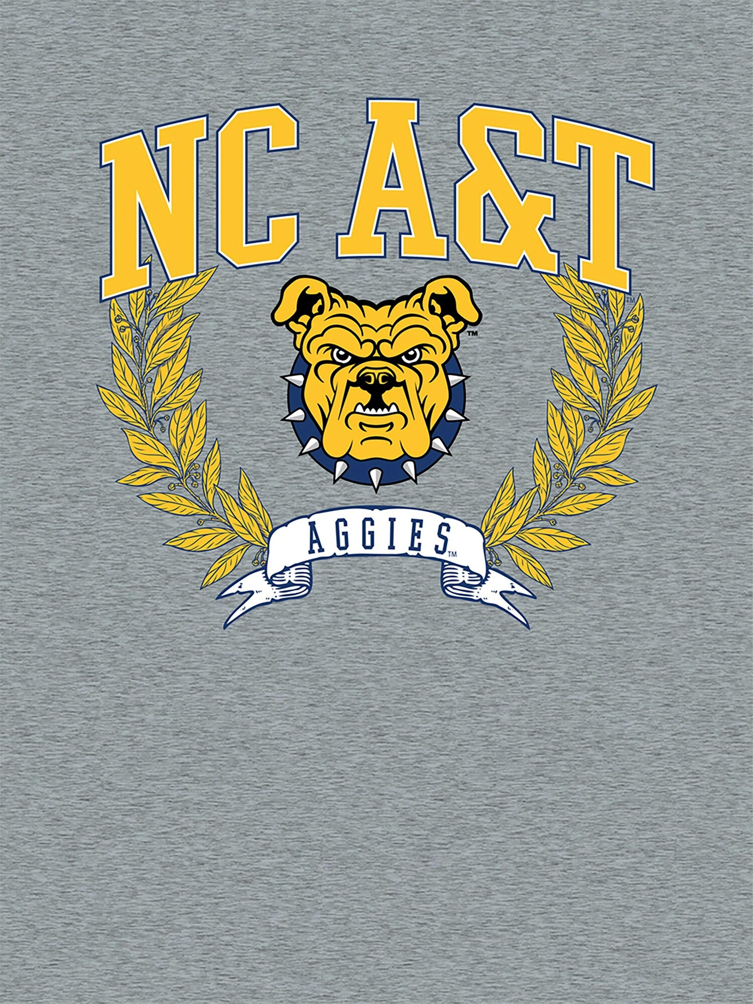 Футболка Old Navy North Carolina A-T State University Laurels Graphic T-Shirt для мальчиков, цвет: Меланжевый — фото 2