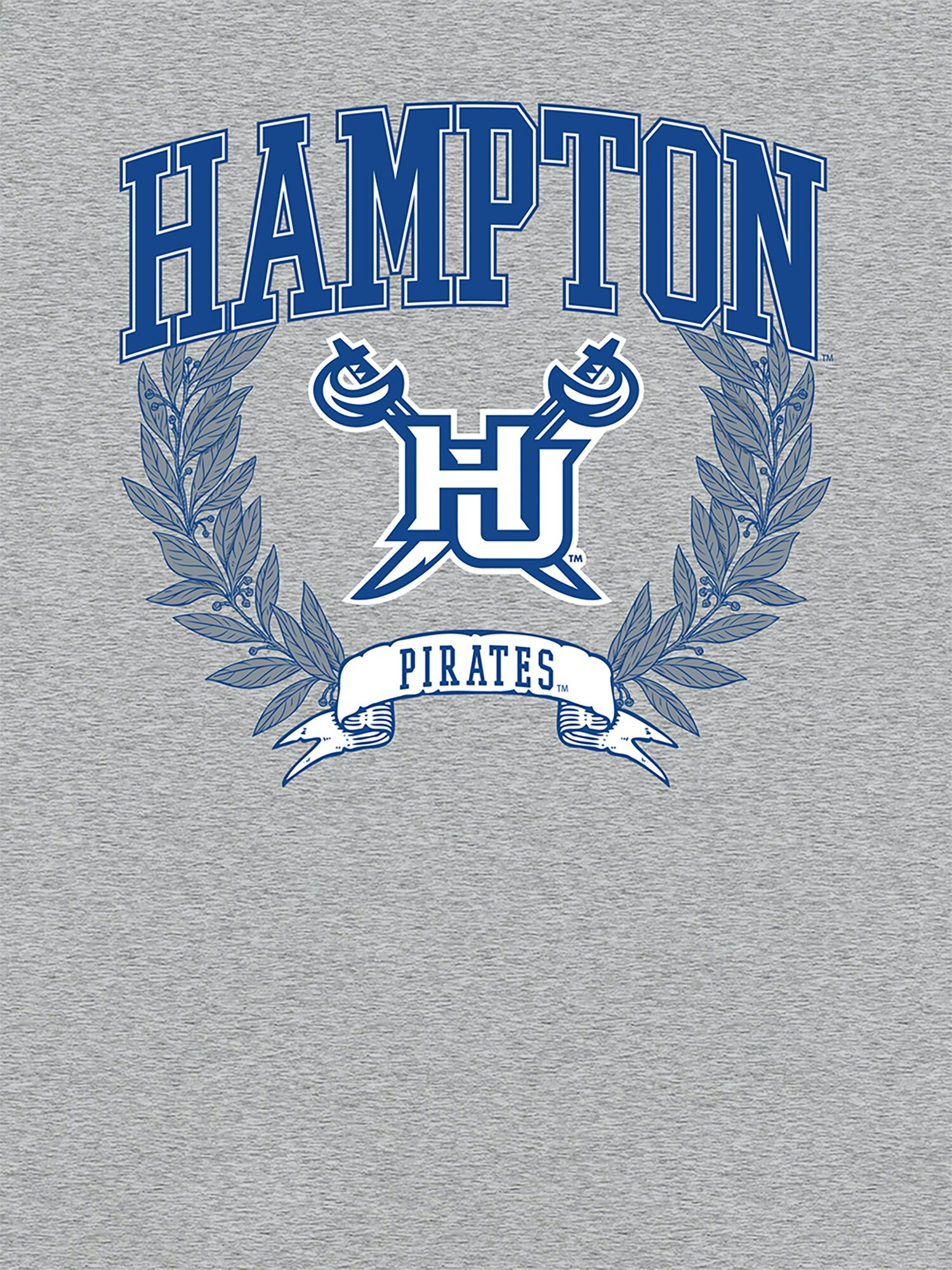 Женская футболка Old Navy Hampton University Graphic T-Shirt for Women, цвет: Меланжевый — фото 2
