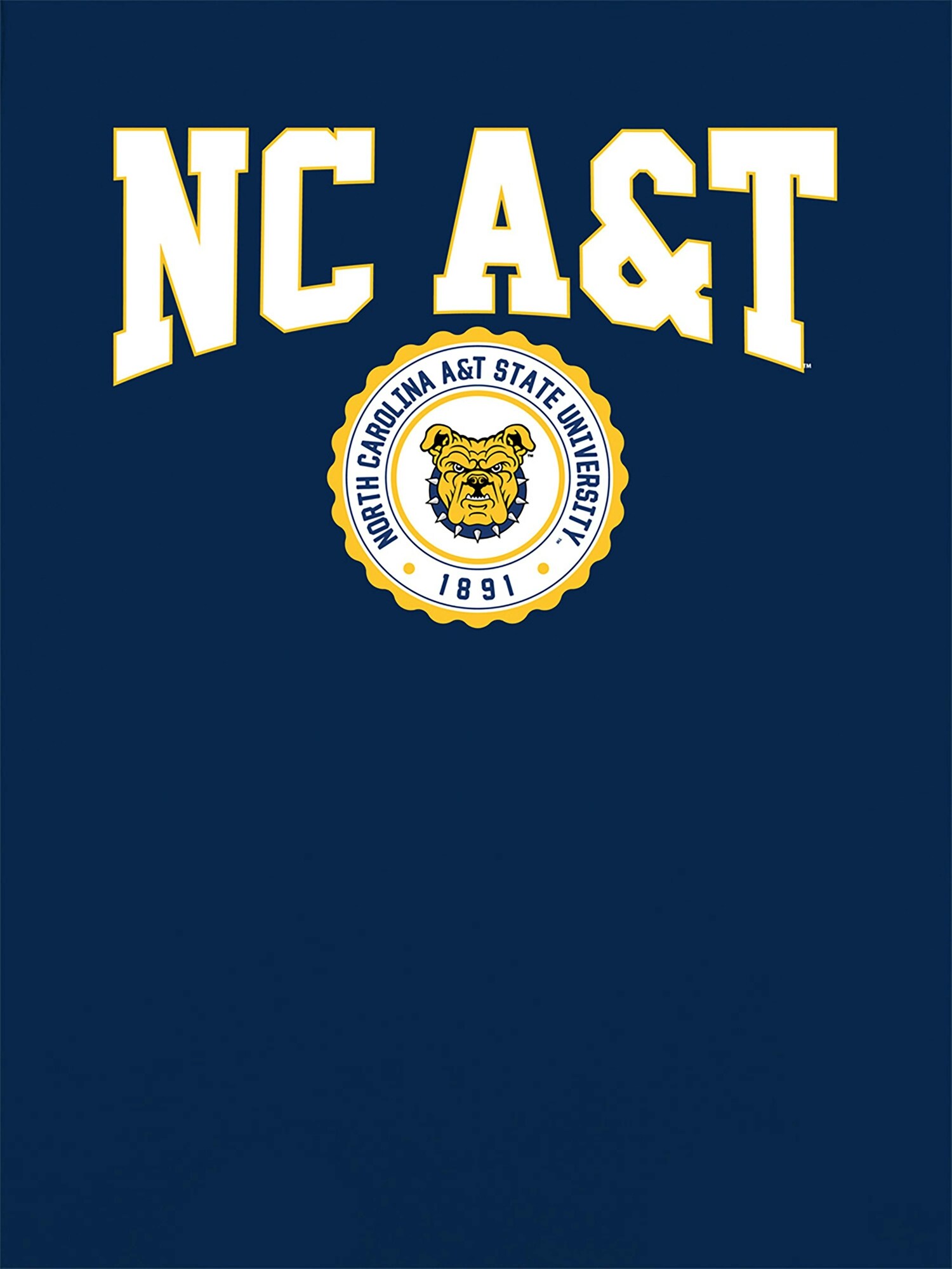 Женская футболка Old Navy North Carolina AT State University Collegiate Graphic T-Shirt for Women, цвет: Тёмно-синий — фото 2