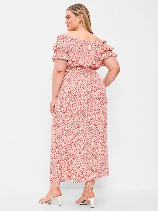 Image number 9 showing, Off-The-Shoulder Boho Maxi Dress