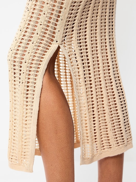 Image number 4 showing, Open-Weave Column Maxi Skirt