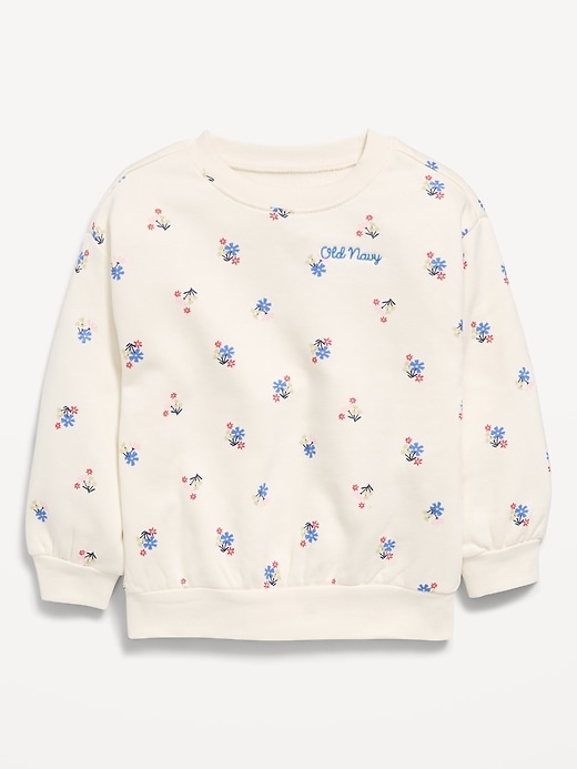 Image number 1 showing, Long-Sleeve Logo-Graphic Sweatshirt for Toddler Girls