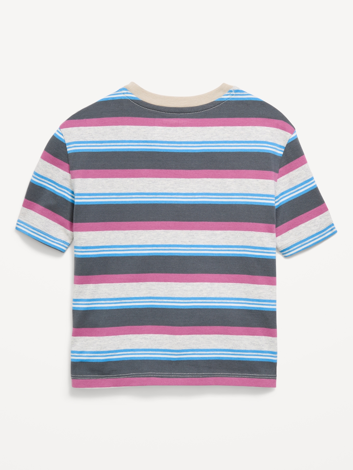 Oversized Short-Sleeve Utility Pocket T-Shirt for Toddler Boys