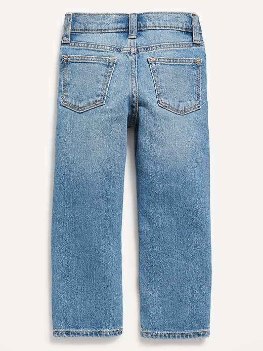Image number 3 showing, Straight Ripped Stretch Jeans for Toddler Boys