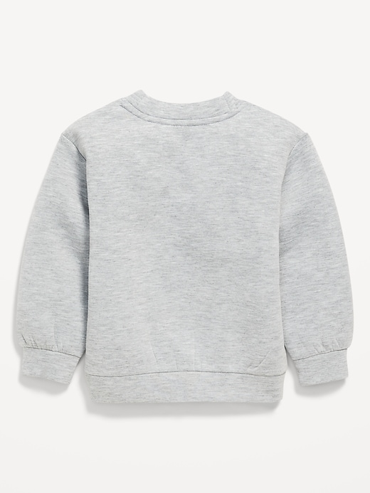 Image number 3 showing, Oversized Bounce Fleece Crew-Neck Sweatshirt for Toddler Boys