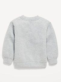 Image number 3 showing, Oversized Bounce Fleece Crew-Neck Sweatshirt for Toddler Boys