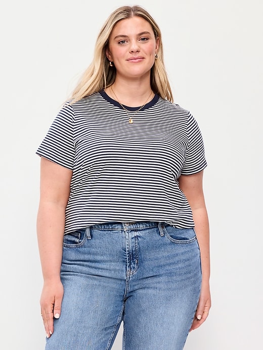 Image number 7 showing, EveryWear Crew-Neck Striped T-Shirt