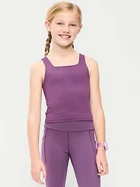 Image number 1 showing, StudioSmooth Longline Sports Bra for Girls
