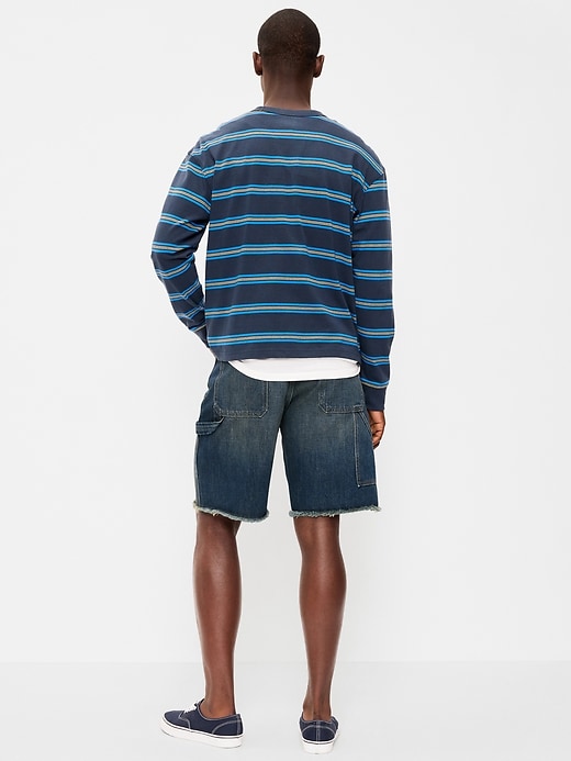 Image number 3 showing, Baggy Carpenter Jean Shorts-- 10-inch inseam