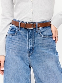Image number 2 showing, Classic Faux-Leather Belt