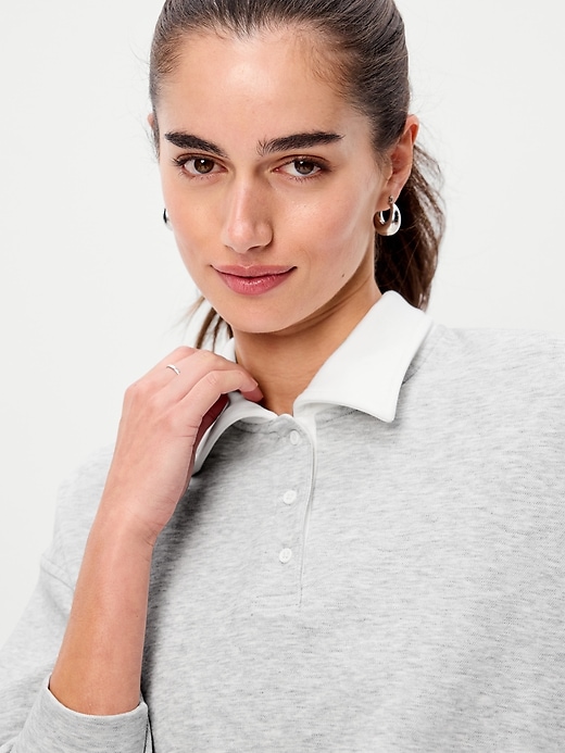 Image number 4 showing, Dynamic Fleece Pique Polo