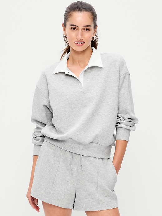 Image number 1 showing, Dynamic Fleece Pique Polo