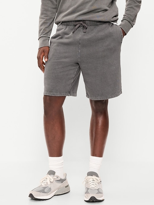 Image number 2 showing, Baggy Garment-Washed Sweat Shorts -- 10-inch inseam