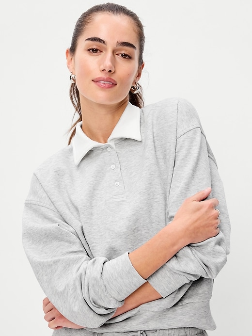 Image number 5 showing, Dynamic Fleece Pique Polo