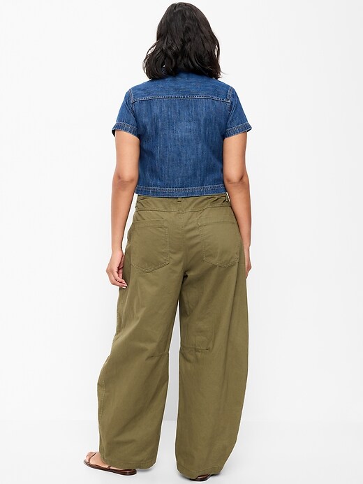Image number 7 showing, Mid-Rise Barrel Chino Pants