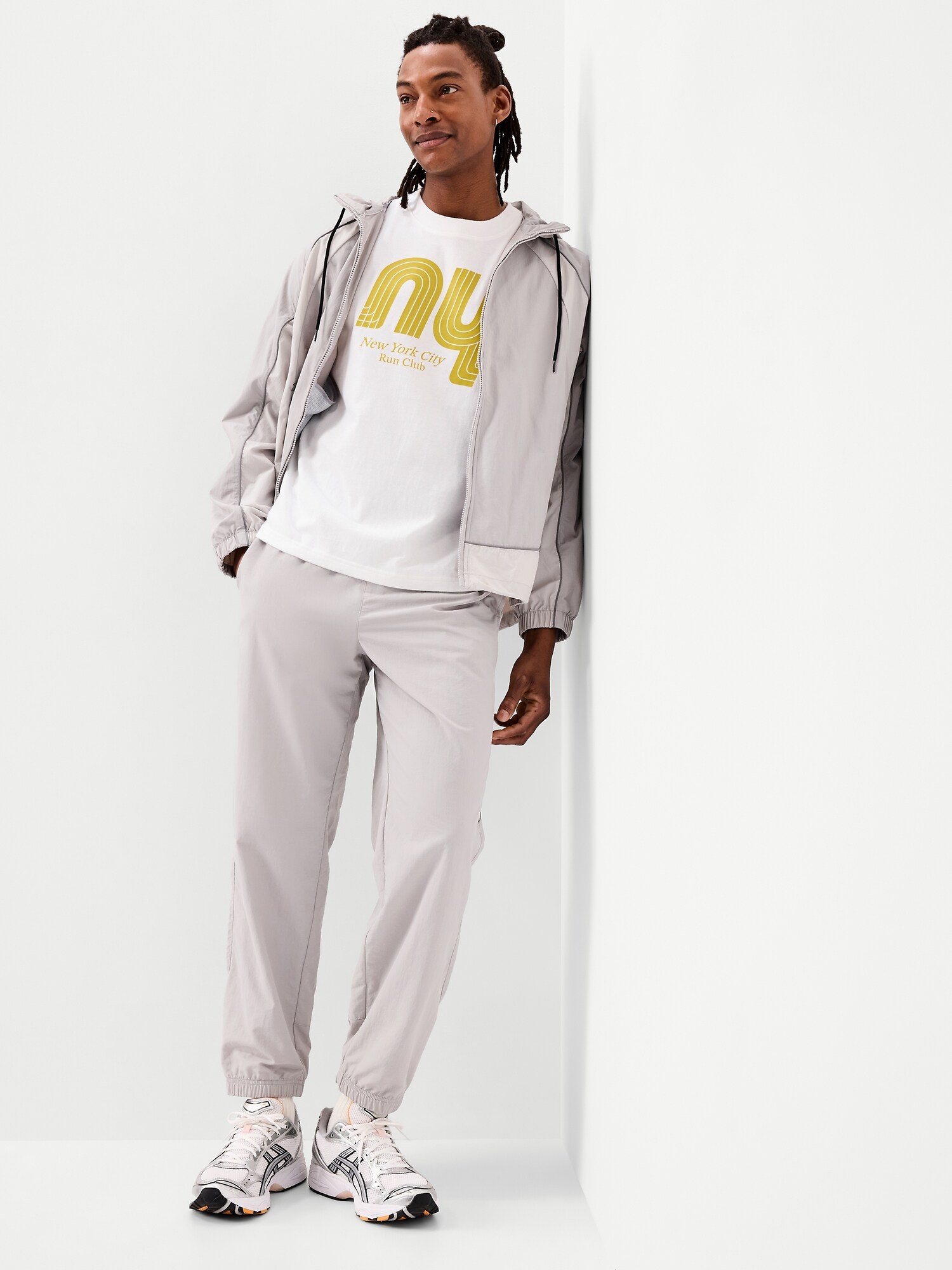 Мужская майка-борцовка Old Navy Lived-In Pro, цвет: Белый — фото 3