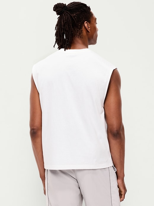 Image number 2 showing, Heavyweight Cropped Boxy Muscle Tank