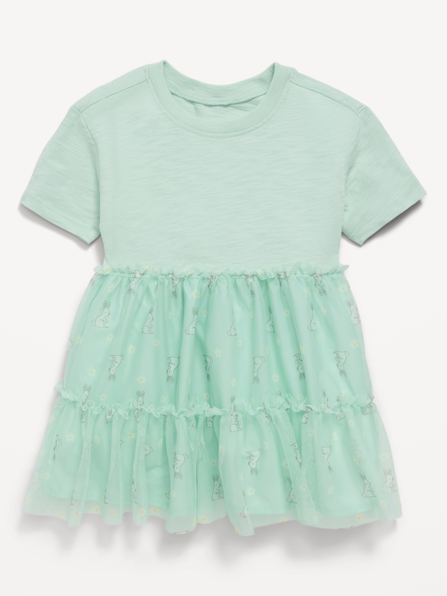 Short-Sleeve Tutu Dress for Toddler Girls