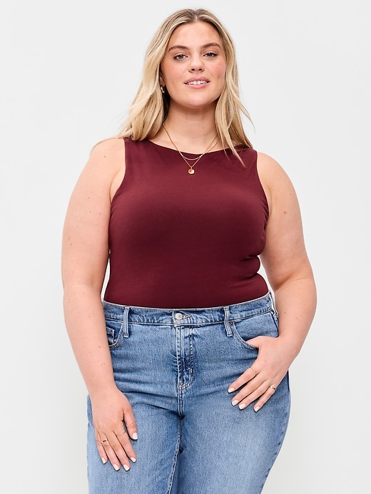 Image number 7 showing, Hug Double-Layer Boat-Neck Top