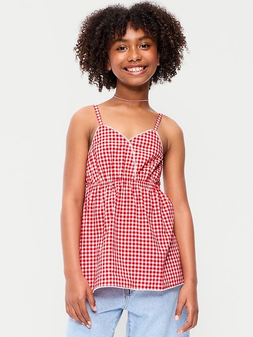 Image number 1 showing, Printed Sleeveless Top for Girls
