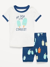 Image number 1 showing, Snug-Fit Graphic Pajama Set for Toddler & Baby