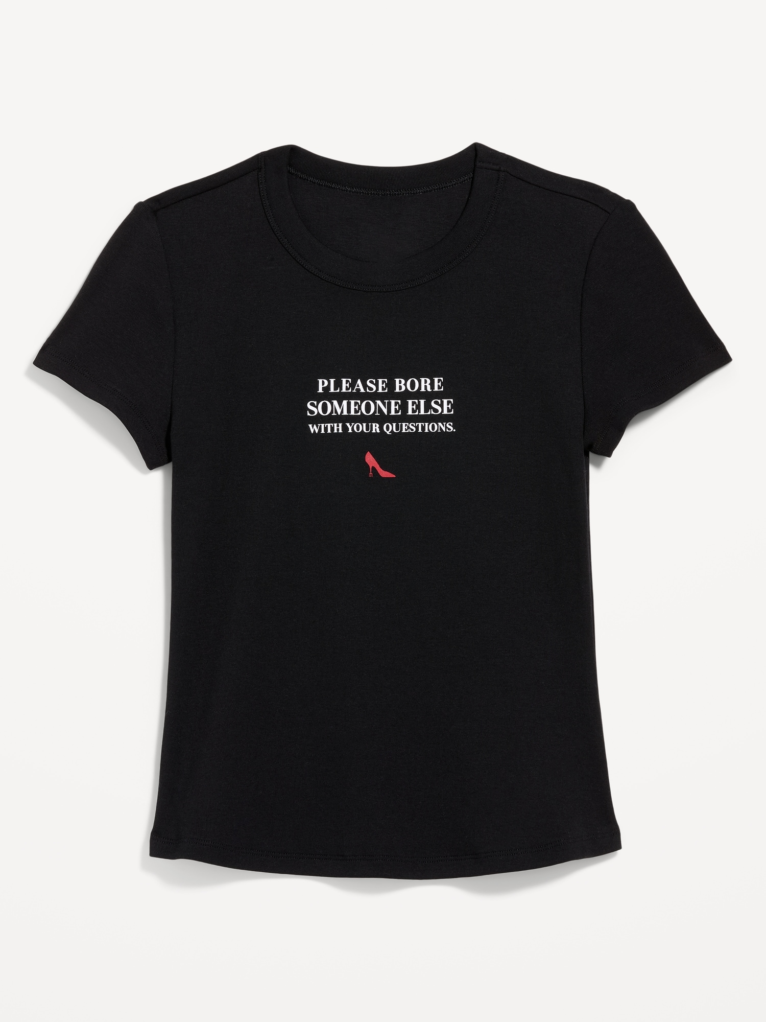 Old Navy x The Devil Wears Prada Snug Crop T-Shirt