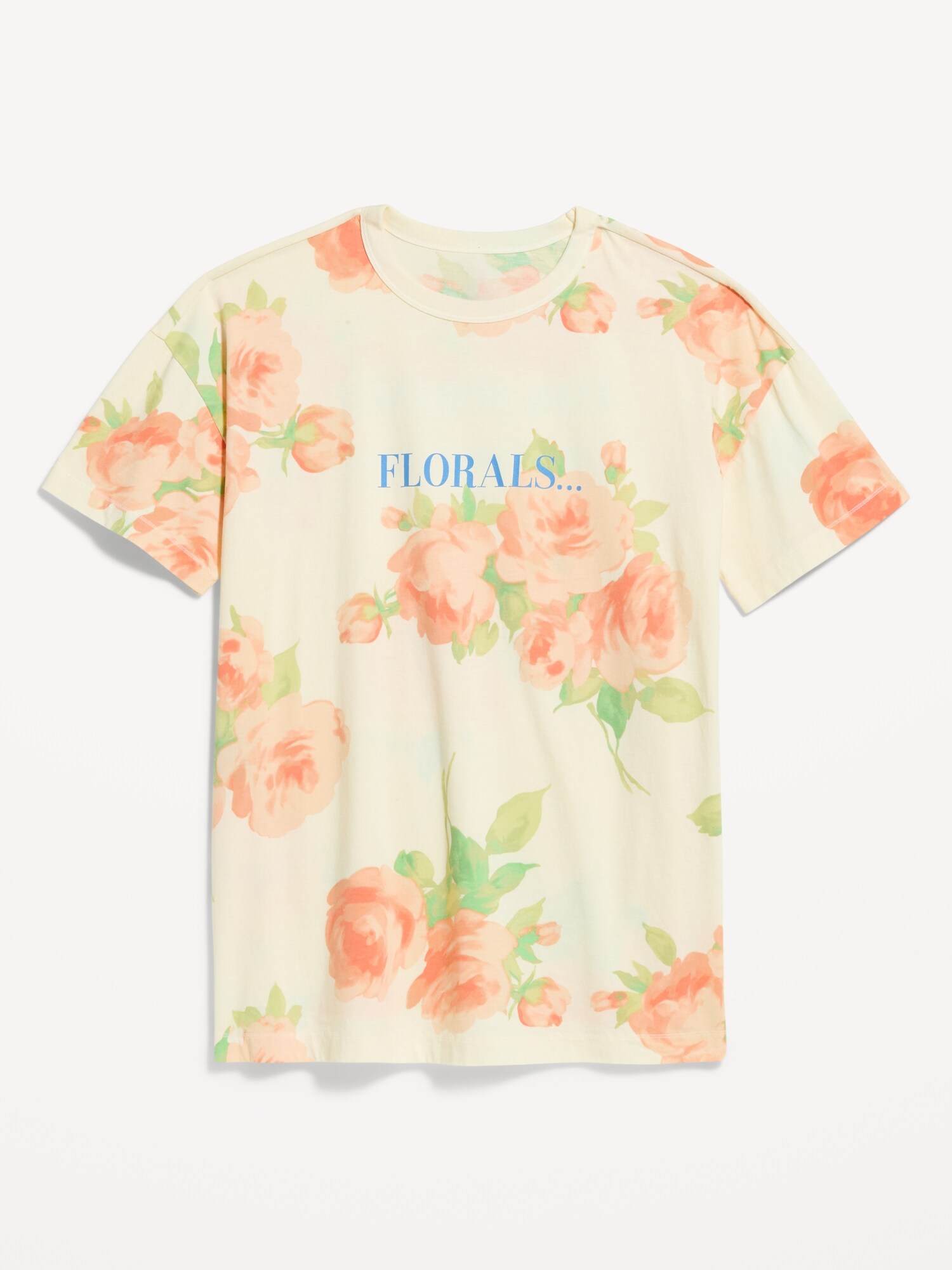 Мужская футболка Old Navy x The Devil Wears Prada Oversized T-Shirt for Adults, цвет: Multifloral — фото 5