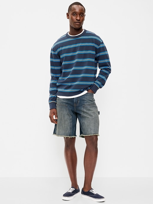 Image number 1 showing, Baggy Carpenter Jean Shorts-- 10-inch inseam