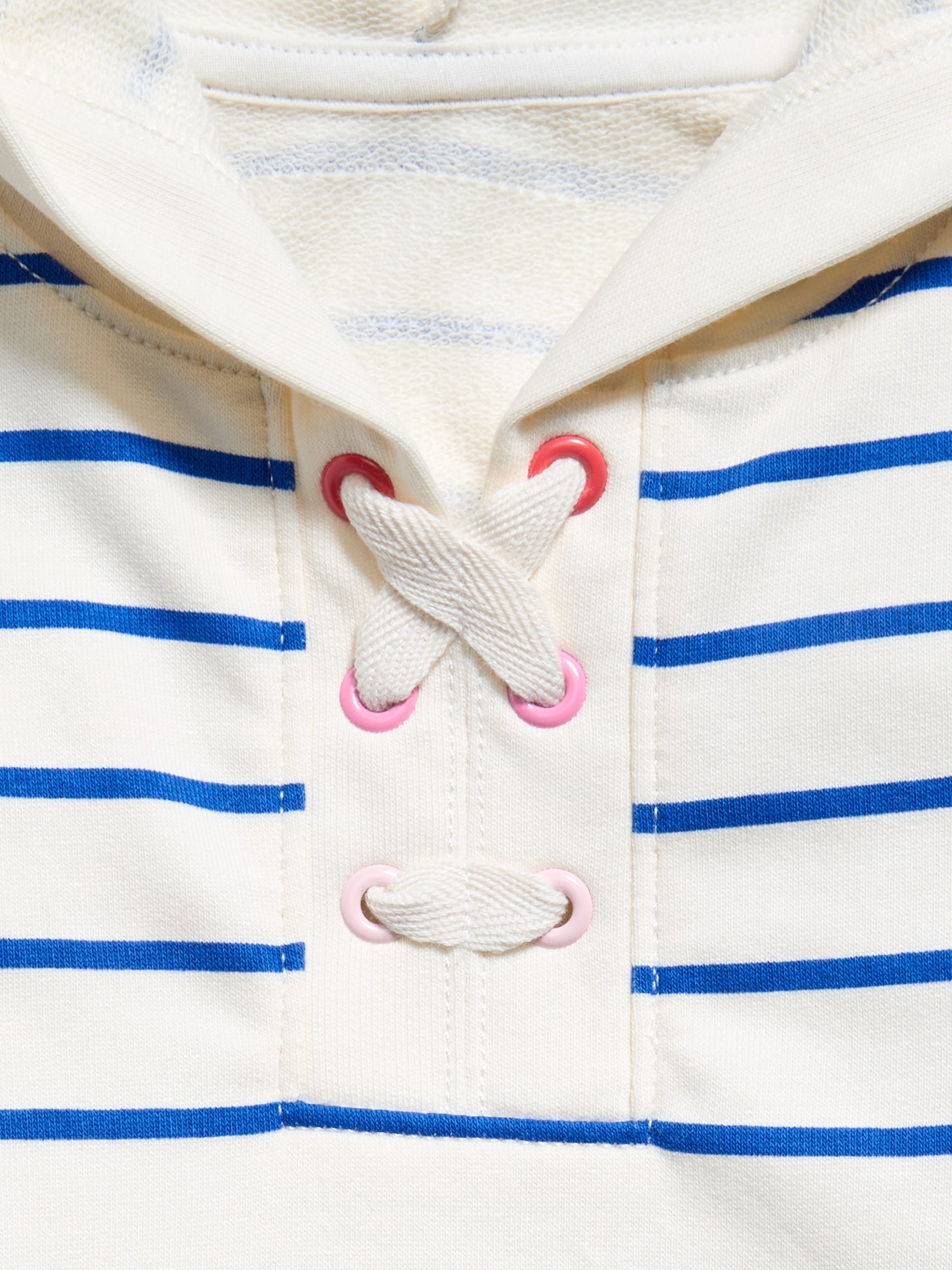 Oversized Lace-Up Sweatshirt for Toddler Girls