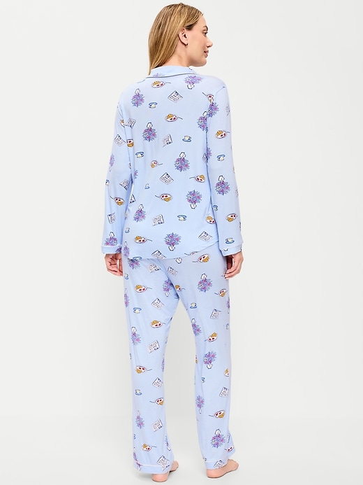 Image number 3 showing, Maternity Classic Pajama Set