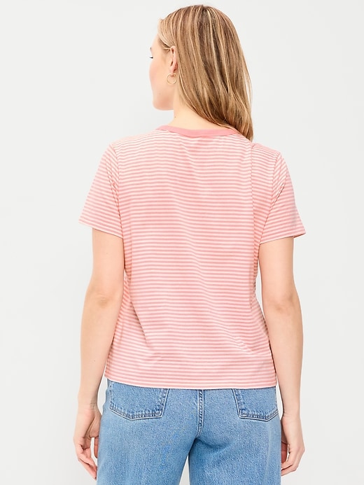 Image number 6 showing, EveryWear Crew-Neck Striped T-Shirt
