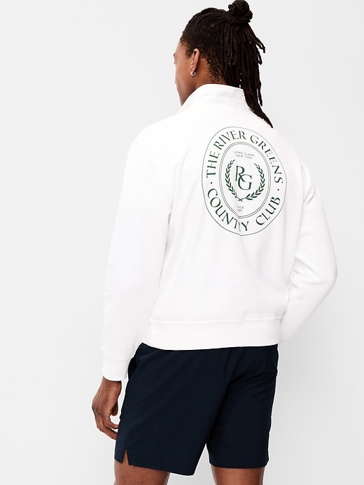 Image number 2 showing, Rotation Fleece Graphic Quarter Zip