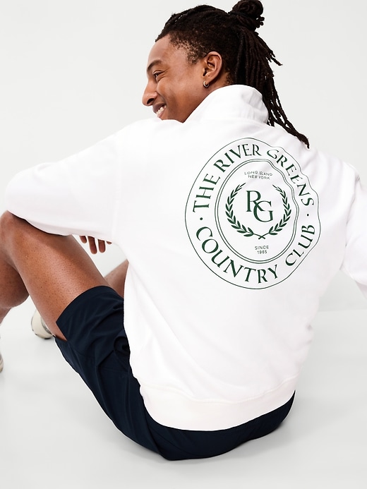 Image number 3 showing, Rotation Fleece Graphic Quarter Zip