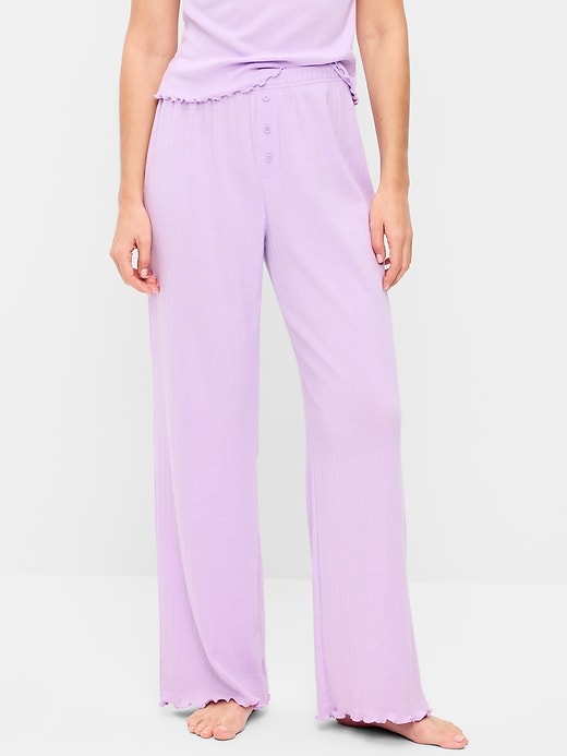 Image number 1 showing, Pointelle Sleep Pants