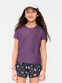 Image number 1 showing, CloudMotion Short-Sleeve T-Shirt for Girls