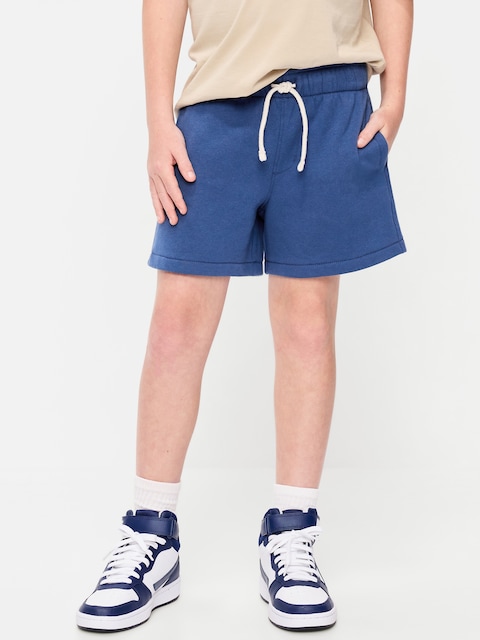 Below Knee Fleece Jogger Shorts for Boys