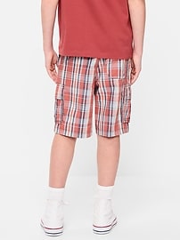 Image number 2 showing, Knee Length Baggy Ripstop Cargo Shorts for Boys