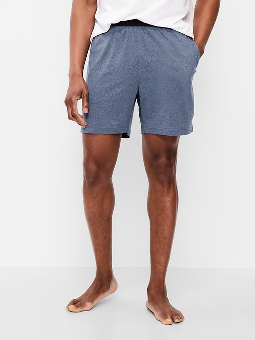 Image number 1 showing, Jersey-Knit Pajama Shorts