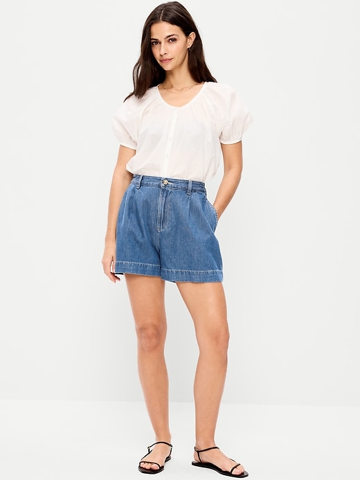 Image number 1 showing, High-Waisted OGC Chino Shorts -- 4-inch inseam