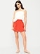 Extra High-Waisted Double-Weave Ruffled Mini Skort - image 2