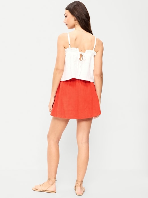 Image number 3 showing, Ruffle Waist Mini Skort