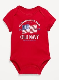 Image number 1 showing, Short-Sleeve Unisex Logo-Graphic Bodysuit for Baby