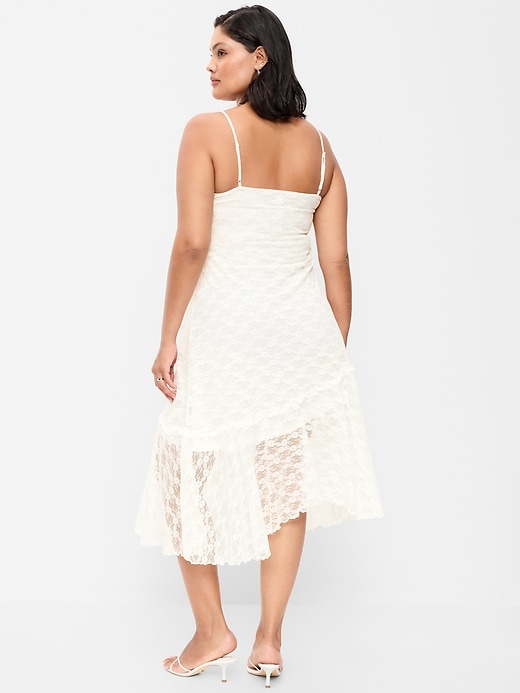 Image number 4 showing, Fit and Flare Lace Midi Dress