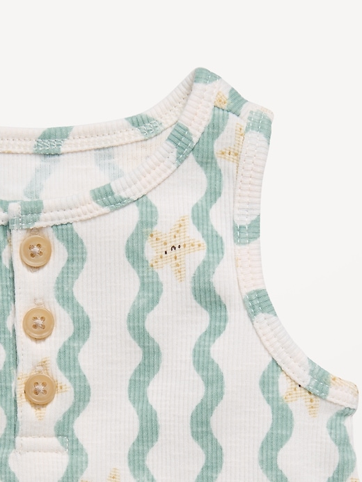 Image number 3 showing, Henley Tank Top and Shorts Set for Baby