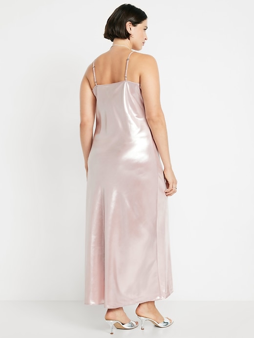 Image number 6 showing, Shine Satin Maxi Dress