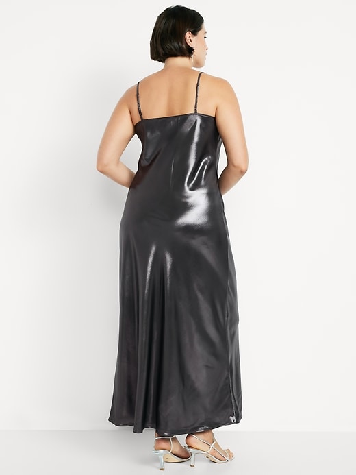 Image number 7 showing, Shine Satin Maxi Dress