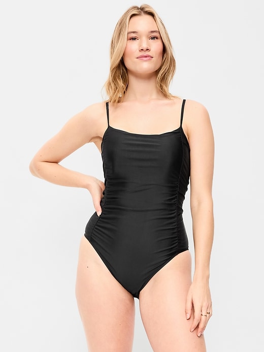 Image number 5 showing, Ruched One-Piece Swimsuit